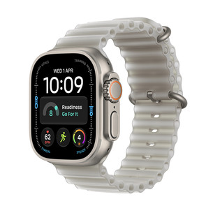 Apple Watch Ultra 4, 49 mm, Ocean Band, titaan / hall - Nutikell MJAD4ET/A