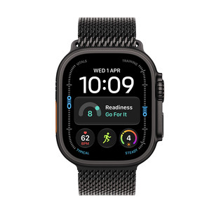 Apple Watch Ultra 4, 49 mm, Titanium Milanese Loop, M, black - Smartwatch