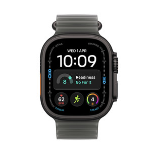 Apple Watch Ultra 4, 49 mm, Ocean Band, black / translucent black - Smartwatch