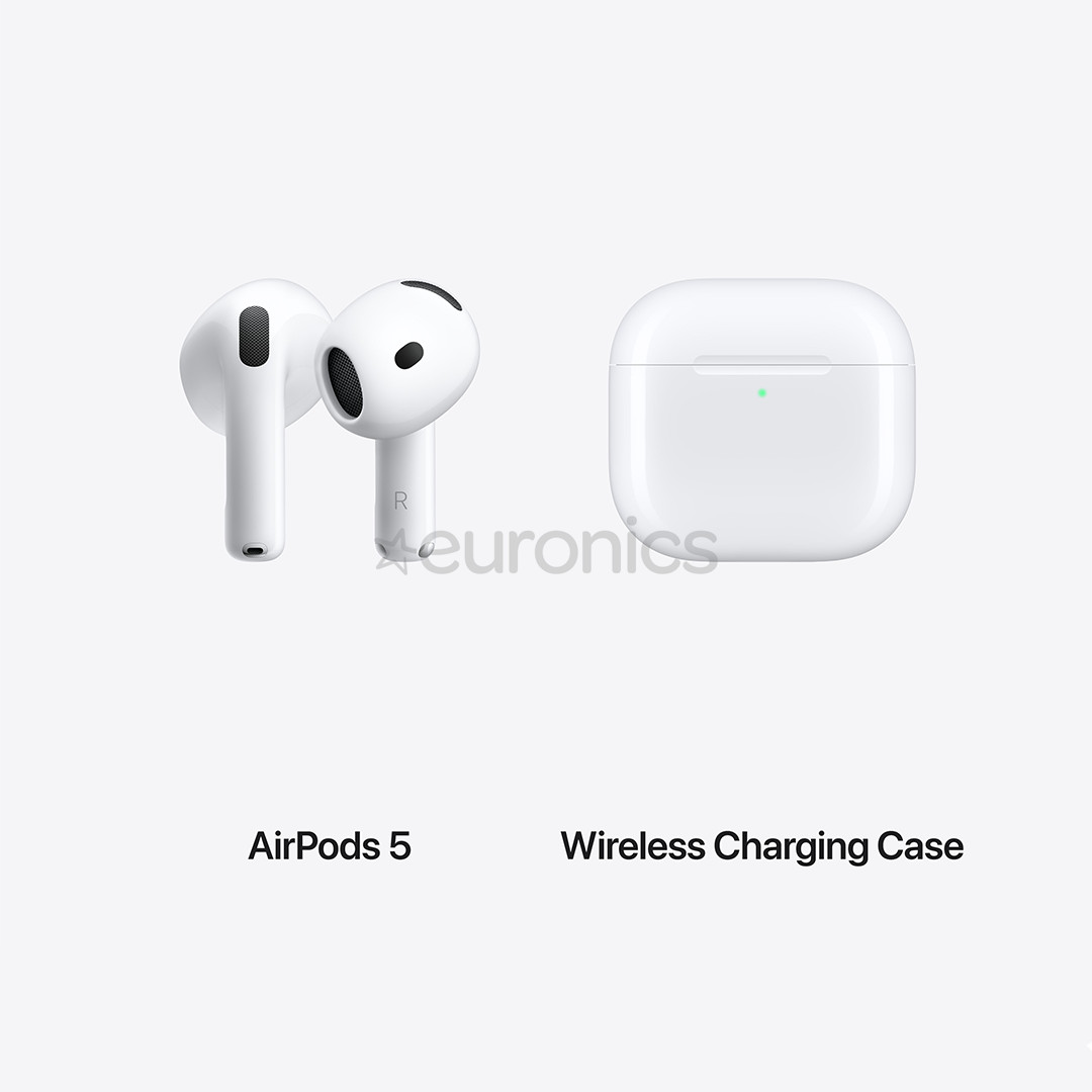 Apple AirPods 5, Wireless Charging Case, белый - Беспроводные наушники
