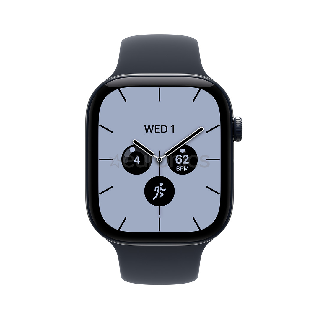 Apple Watch 12, 42 mm, GPS+5G, ceramic, sport band, M/L, night blue / navy blue - Smartwatch
