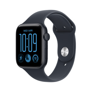 Apple Watch SE 3, 40 mm, GPS, sport band, S/M, must alumiinium / tumesinine - Nutikell MJKY4ET/A