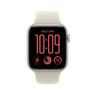 Apple Watch SE 3, 40 mm, GPS, sport band, M/L, beež alumiinium / beež - Nutikell