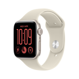 Apple Watch SE 3, 40 mm, GPS + Cellular, sport band, M/L, beež alumiinium / beež - Nutikell MJLE4ET/A