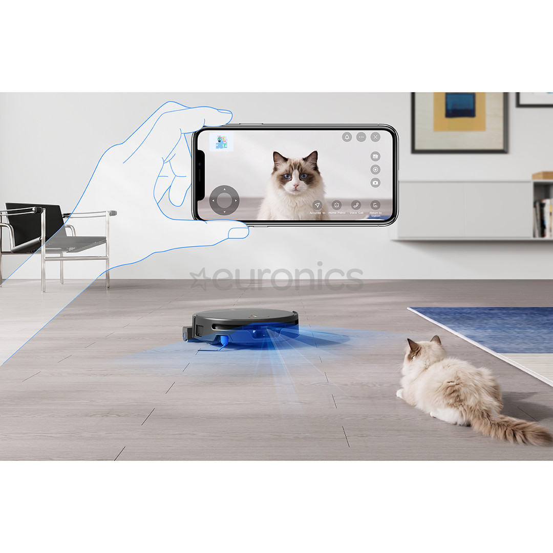Ecovacs Deebot T90S Pro Omni, wet & dry, black - Robot vacuum cleaner