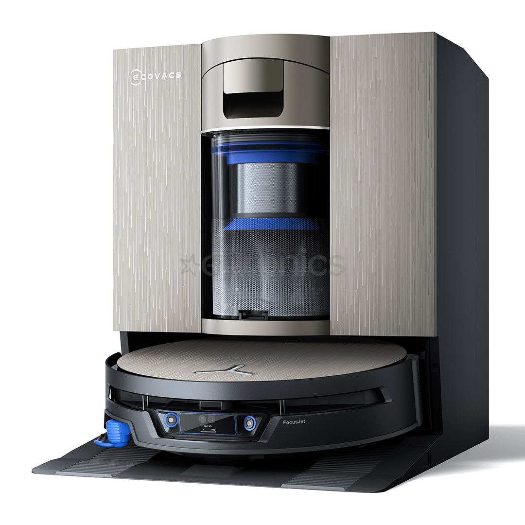 Ecovacs Deebot X12S OmniCyclone, märg- ja kuivpuhastus, hall - Robottolmuimeja