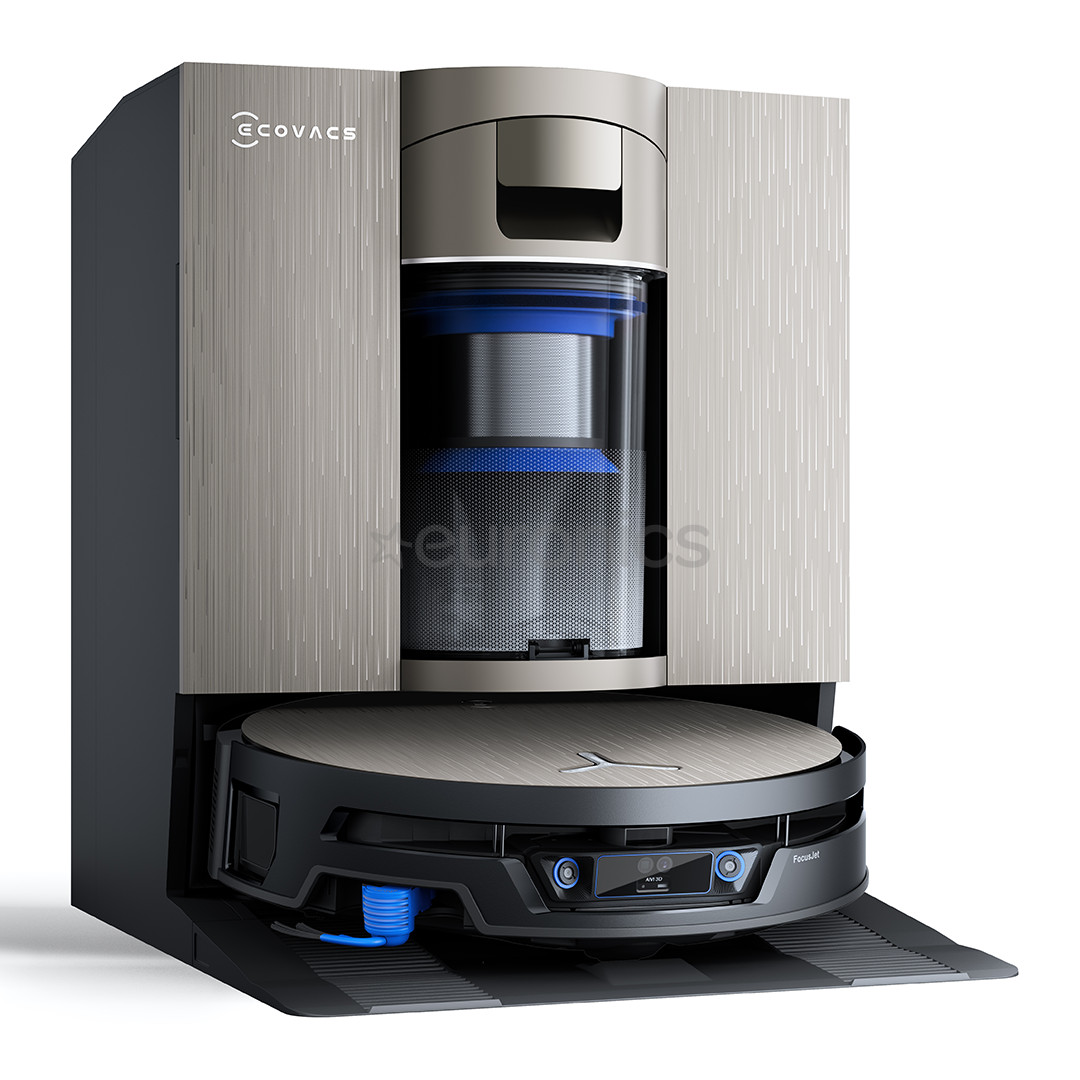 Ecovacs Deebot X12S OmniCyclone, märg- ja kuivpuhastus, hall - Robottolmuimeja