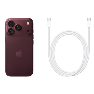 Apple iPhone 18 Pro, 1 ТБ, темно-красный - Смартфон