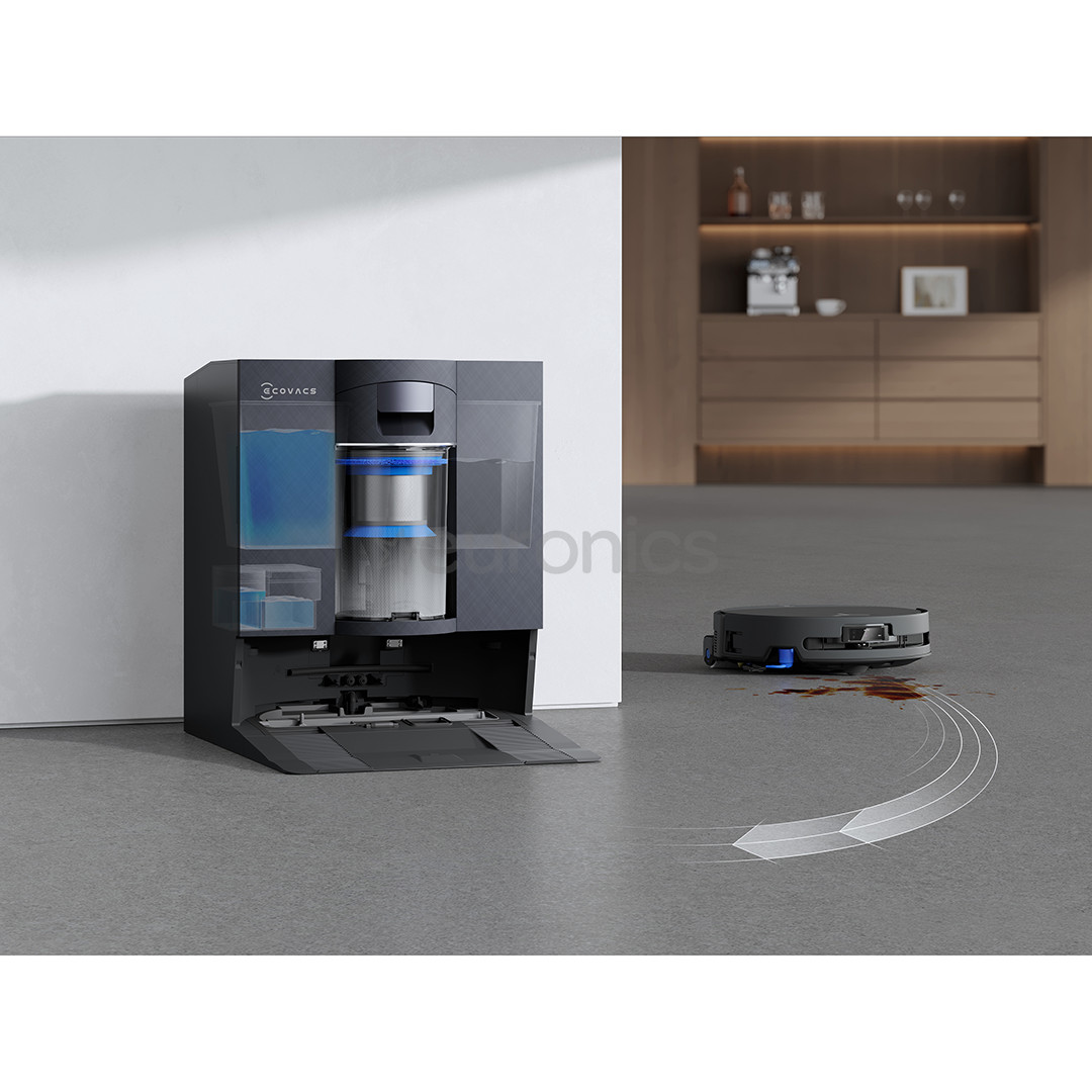 Ecovacs Deebot  X11S OmniCyclone, care kit, wet & dry, black - Robot vacuum cleaner