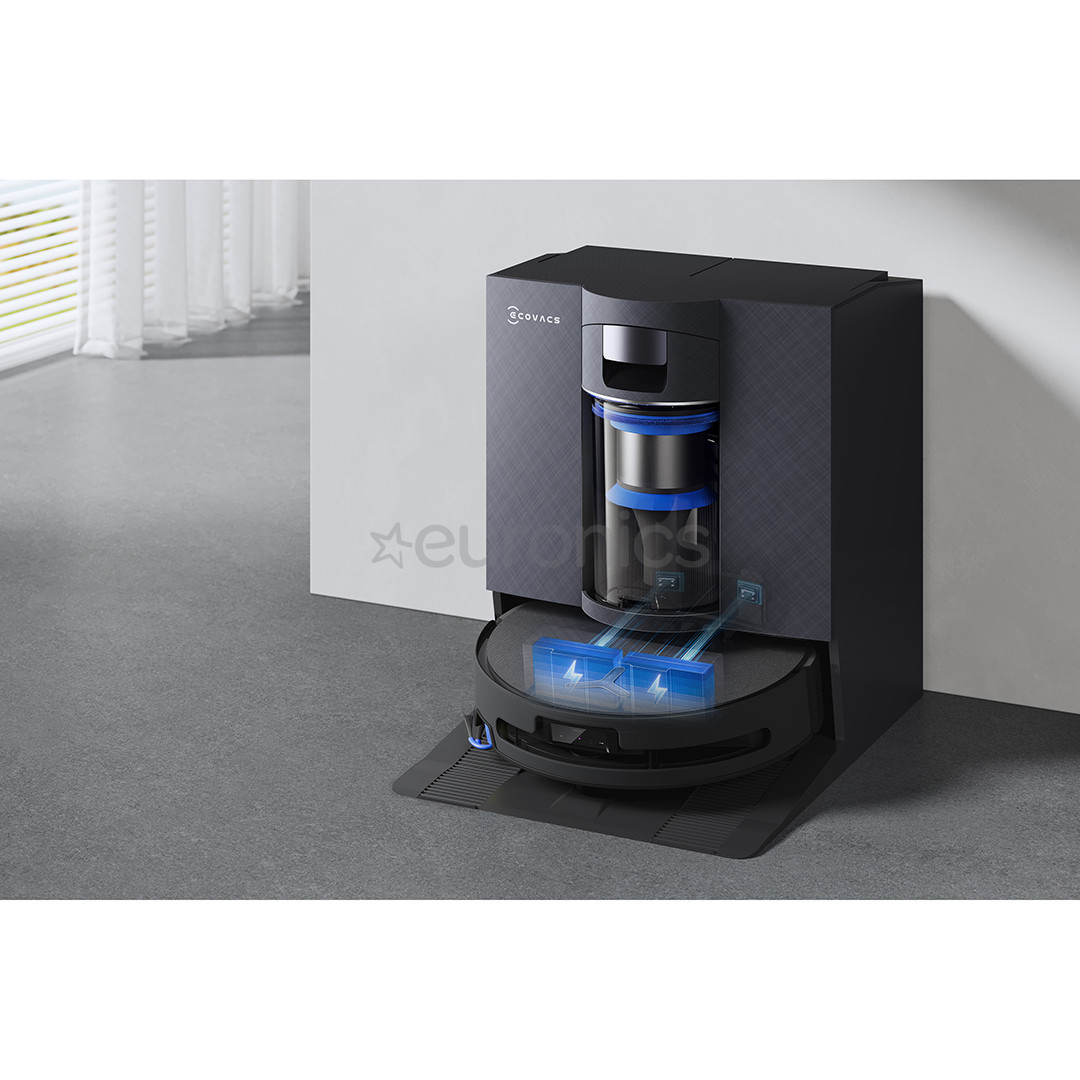 Ecovacs Deebot  X11S OmniCyclone, care kit, wet & dry, black - Robot vacuum cleaner