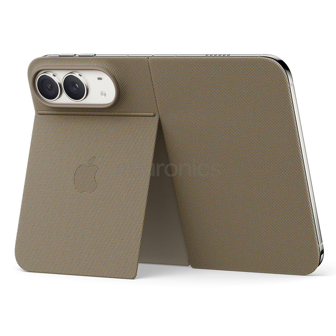 Apple iPhone Duo Folio with Kickstand, taupe - Case