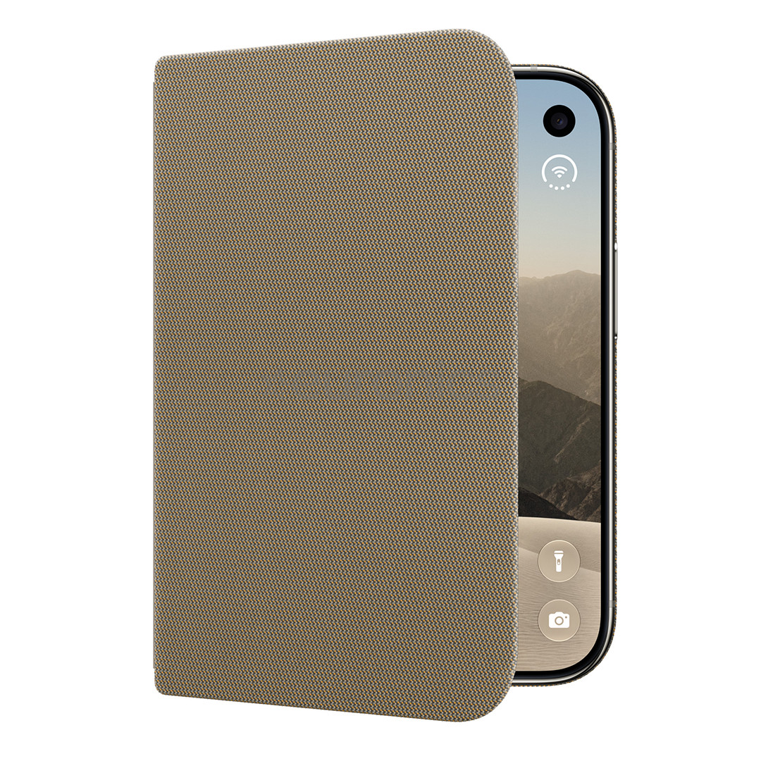 Apple iPhone Duo Folio with Kickstand, taupe - Case