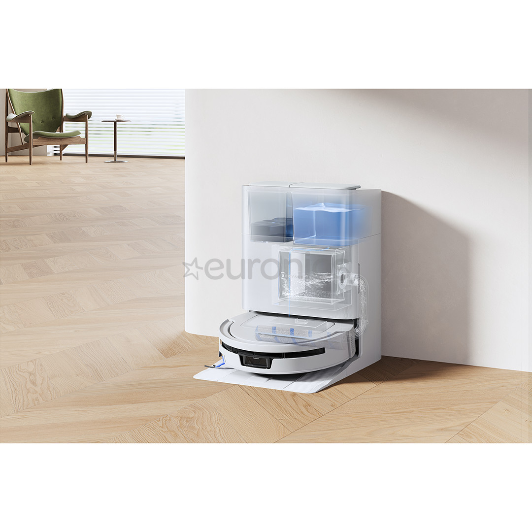 Ecovacs Deebot T90 Max Omni, сухая и влажная уборка, белый - Робот-пылесос
