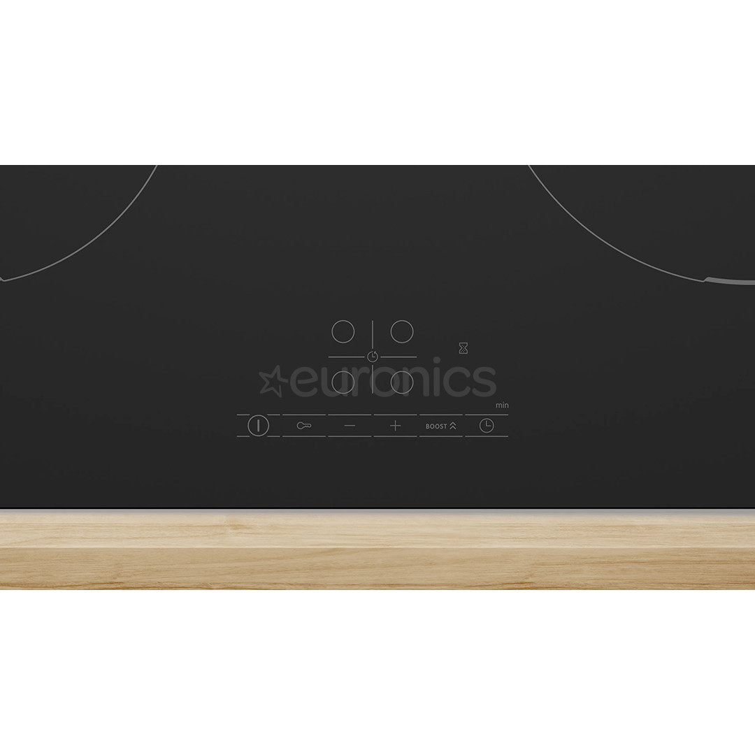 Bosch Series 4, width 59.2 cm, frameless, matte black - Built-in induction hob