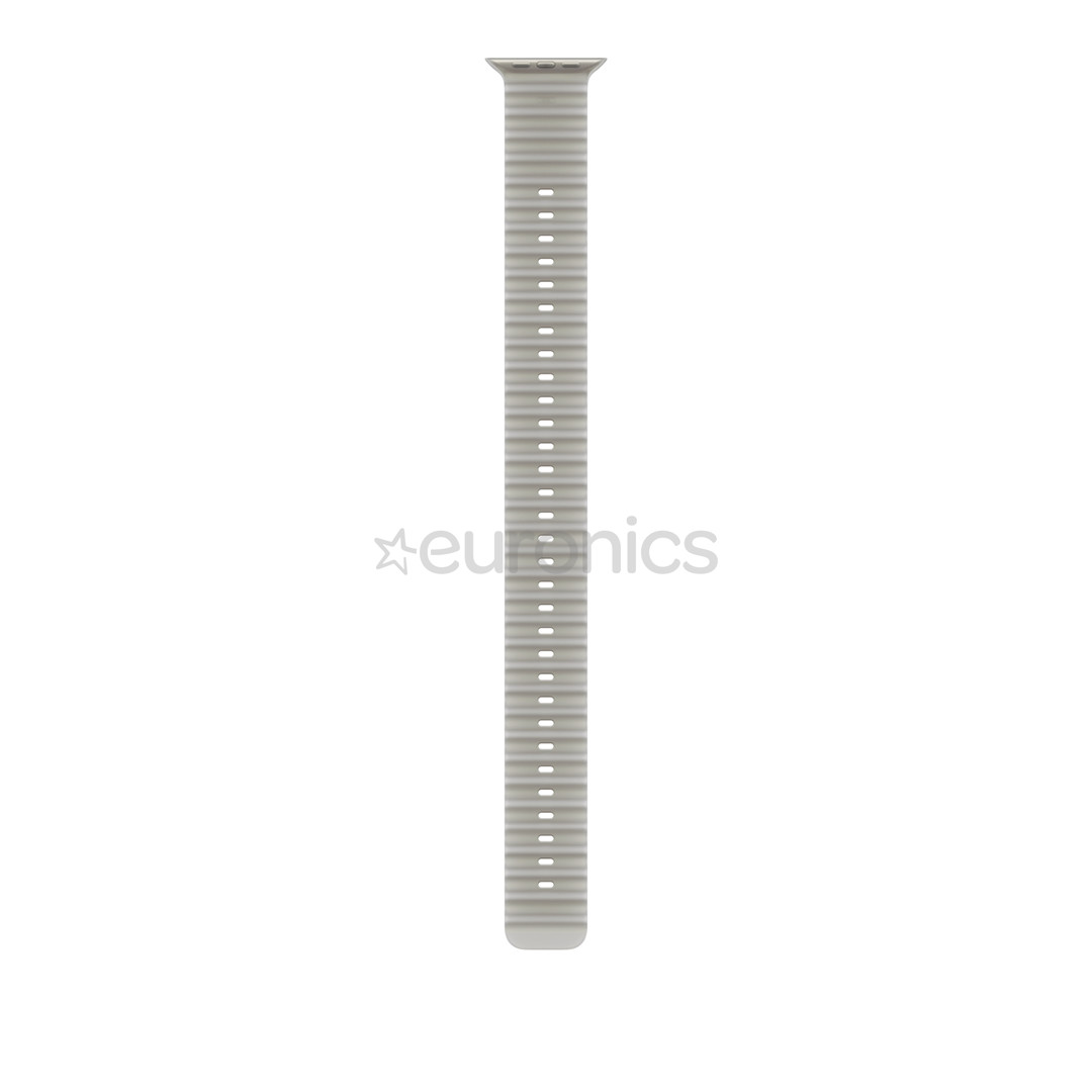 Apple Ocean Band Extension, 49 mm, titaan / läbipaistev hall - Kellarihma pikendus