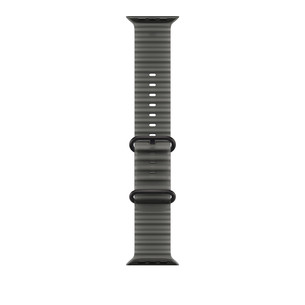 Apple Ocean Band, 49 mm, must titaan / läbipaistev must - Kellarihm