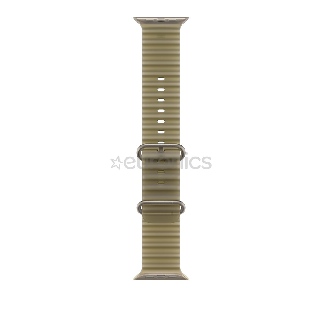 Apple Ocean Band, 49 mm, titaan / läbipaistev roheline - Kellarihm