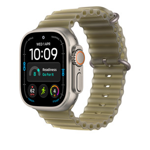 Apple Ocean Band, 49 mm, titaan / läbipaistev roheline - Kellarihm