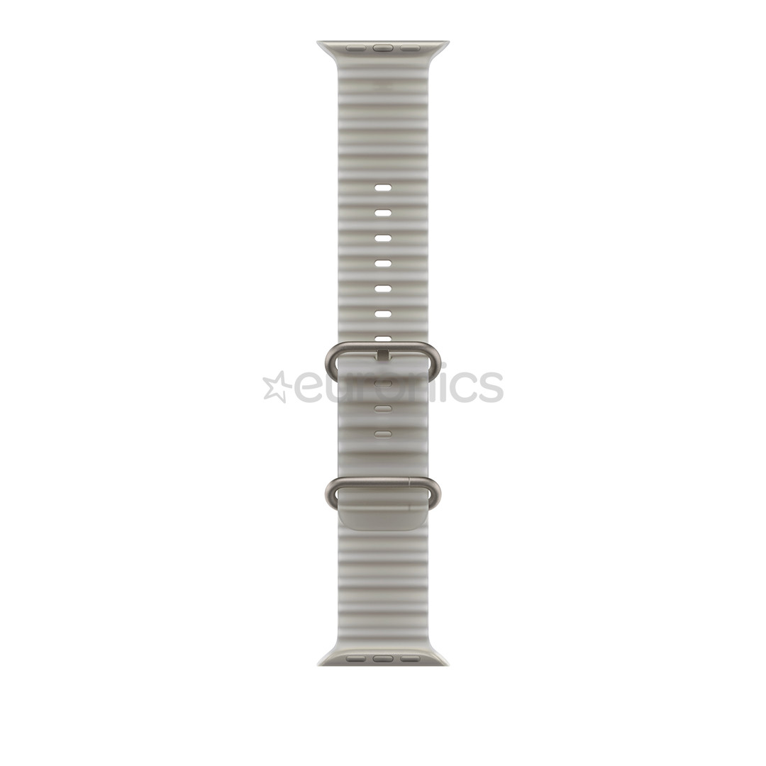 Apple Ocean Band, 49 mm, titaan / läbipaistev hall - Kellarihm