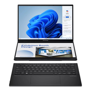 Asus Zenbook Duo OLED, 14'', WUXGA, OLED, Ultra 7, 16 GB, 1 TB, ENG, tumehall - Sülearvuti UX8406CA-QL287W