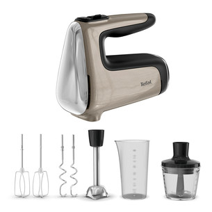 \Tefal Powermix Silence 4 в 1, 850 Вт, бежевый - Ручной миксер HT663AF0