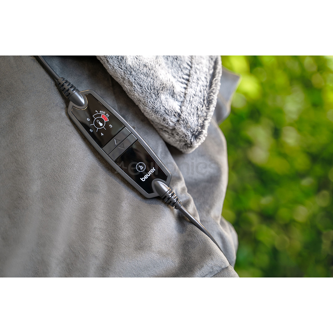 Beurer HD 75 Nordic Grey, 180 x 130 см, серый - Электроодеяло