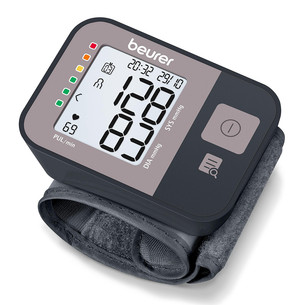 Beurer Vital+, черный/серый - Тонометр для измерения давления на запястье BC1R