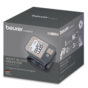 Beurer Vital+, черный/серый - Тонометр для измерения давления на запястье