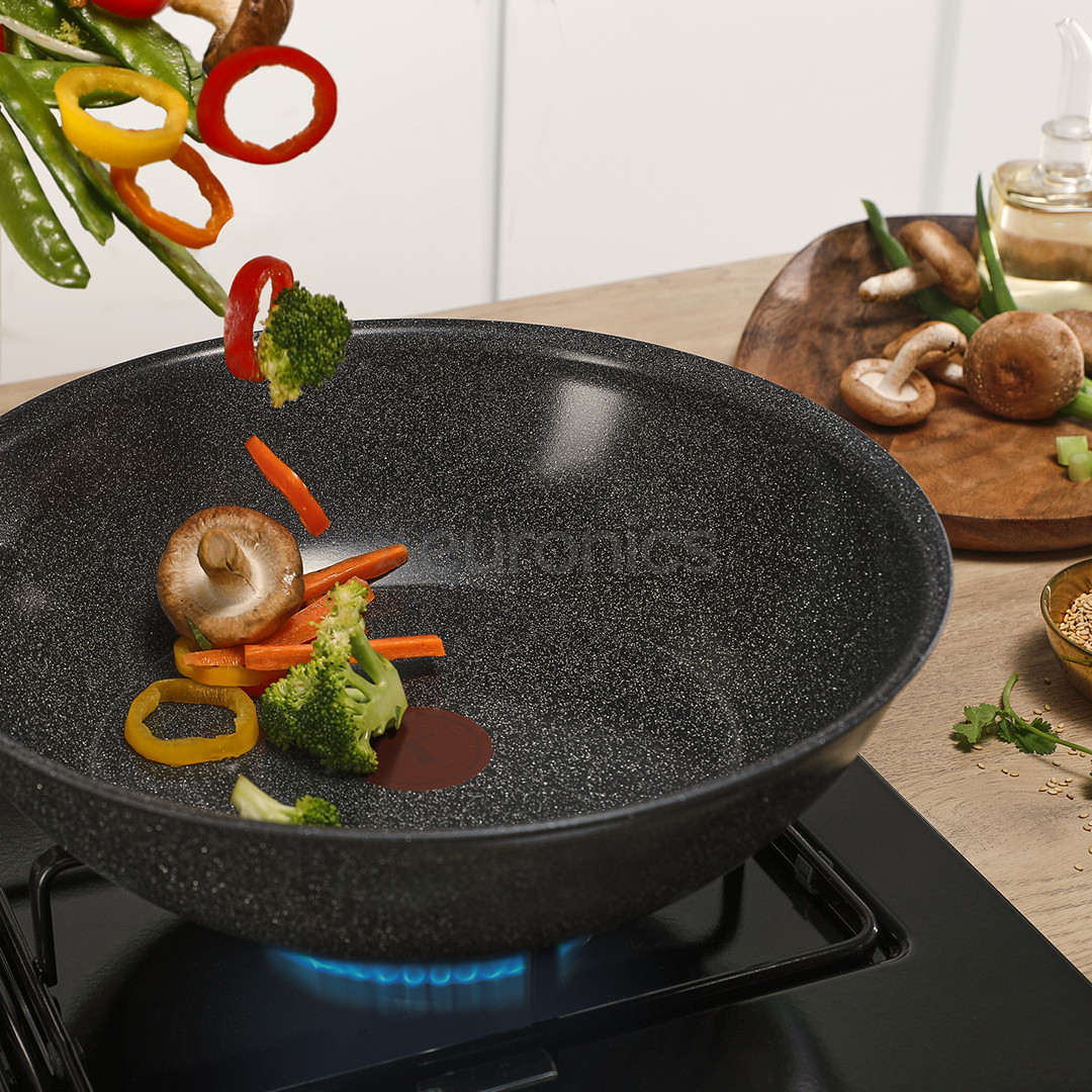 Tefal Expertise Ceramic, 28 cm, black - Wok pan