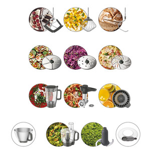 Kenwood Smart Touch, 1000 W, black - Stand mixer