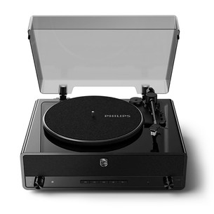Philips Retro The Stevie Pro, must - Vinüülplaadimängija TAV5000/10