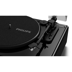 Philips Retro The Stevie Pro, must - Vinüülplaadimängija