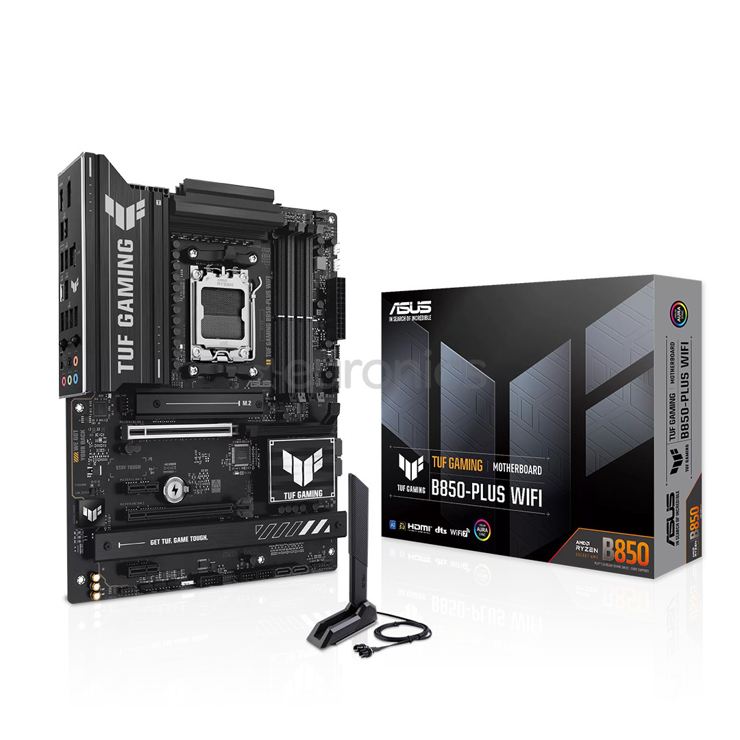ASUS TUF GAMING B850-PLUS WIFI, AMD B850, AM5, DDR5, ATX, WiFi - Emaplaat