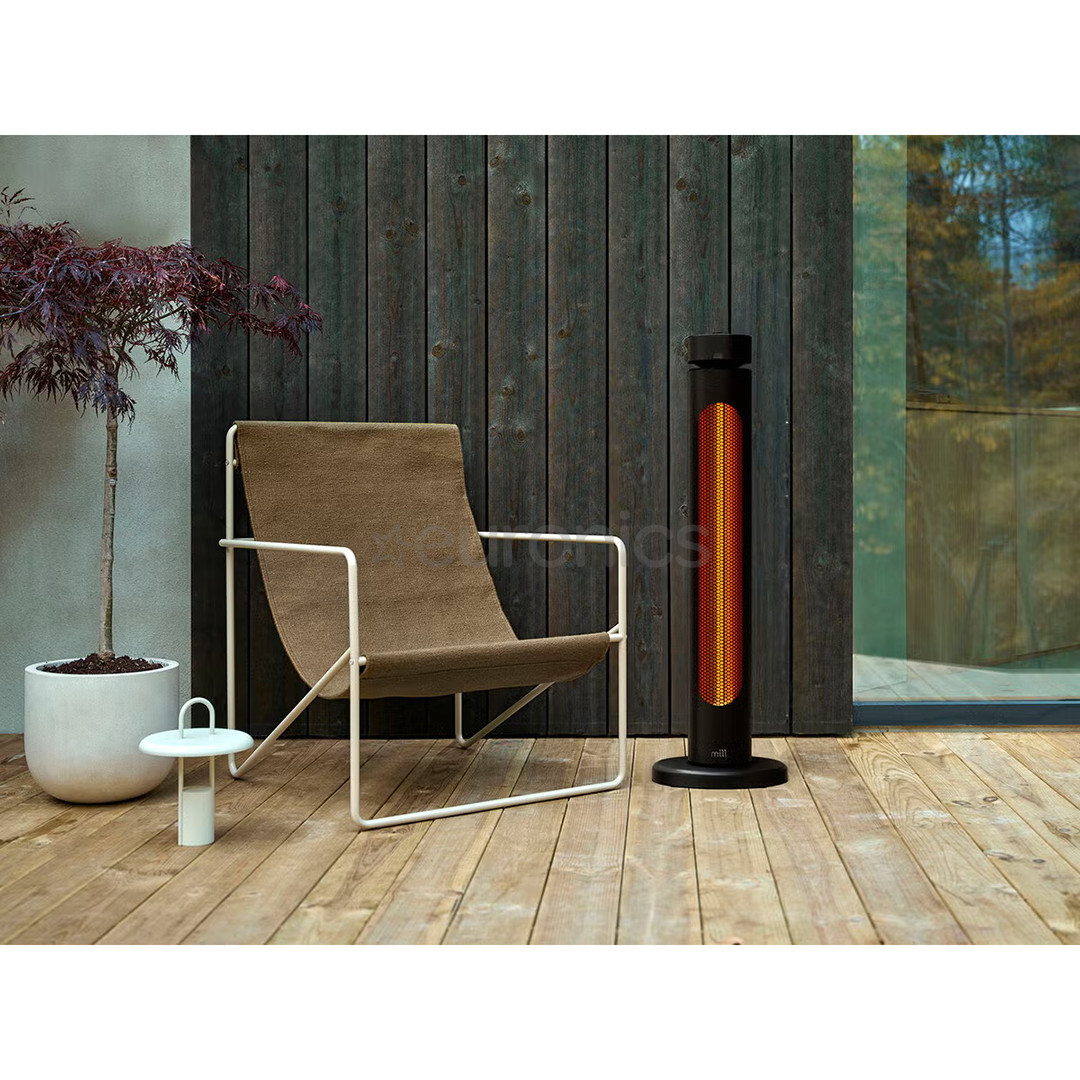 Mill Outdoor heater, 2000 W, must - Infrapuna-terrassisoojendi