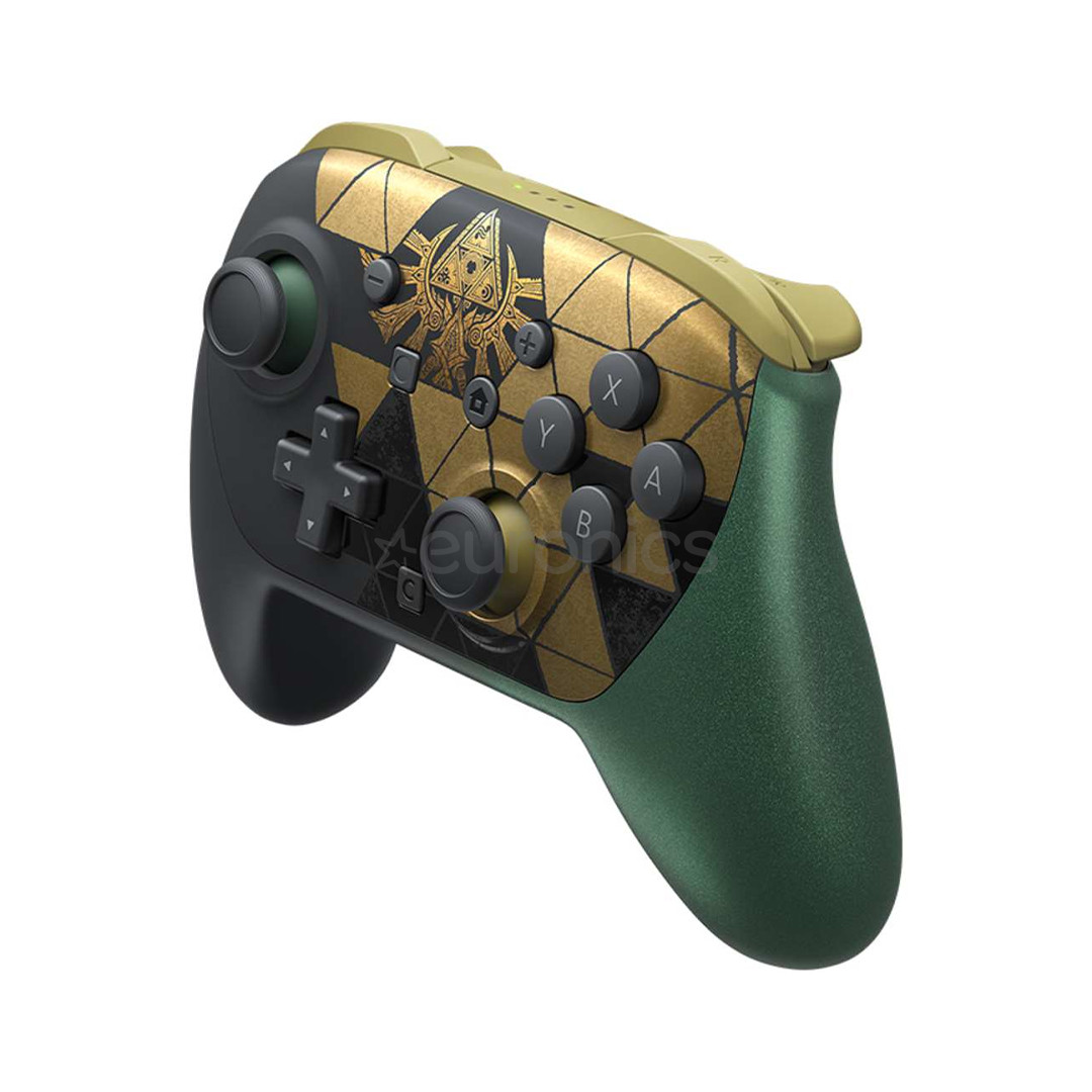 Nintendo Switch™ 2 Pro Controller The Legend of Zelda™ – 40th Anniversary Edition, must/kuldne - Juhtmevaba pult