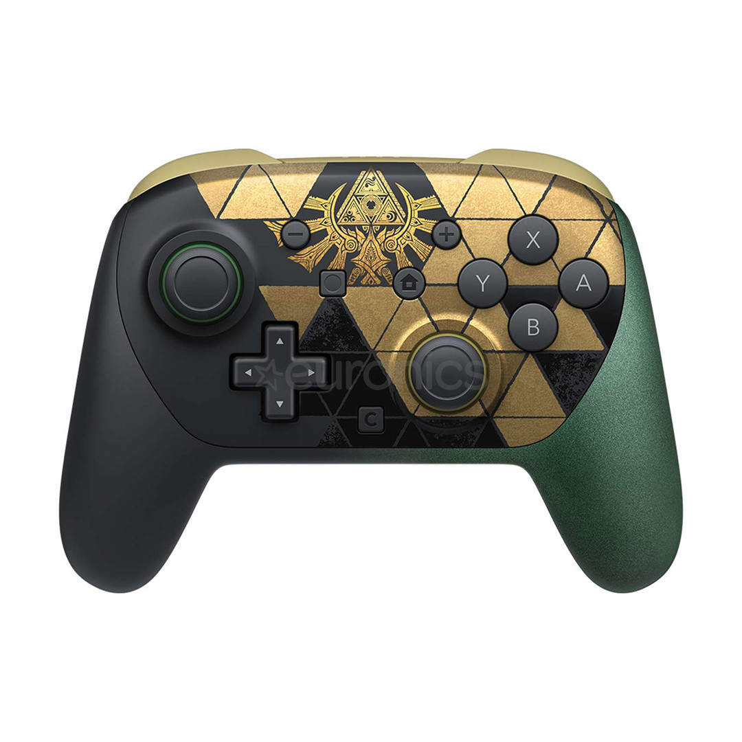 Nintendo Switch™ 2 Pro Controller The Legend of Zelda™ – 40th Anniversary Edition, must/kuldne - Juhtmevaba pult