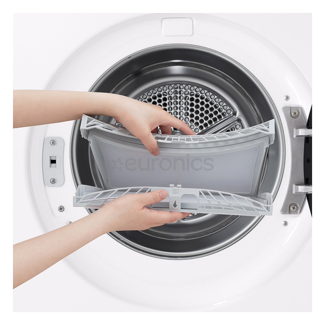 LG DUAL Inverter Heat Pump, 10 kg, sügavus 66 cm - Pesukuivati