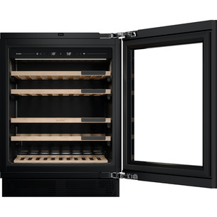 Asko Elements Series 8, 44 bottles, height 82 cm, black - Built-in wine cooler