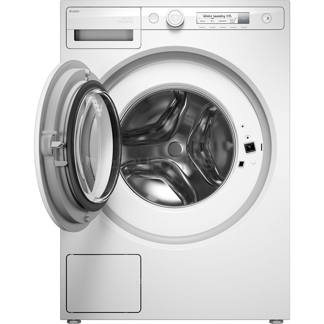 Asko Steel Seal, 8 kg, depth 57.2 cm, 1400 rpm - Front load washing machine