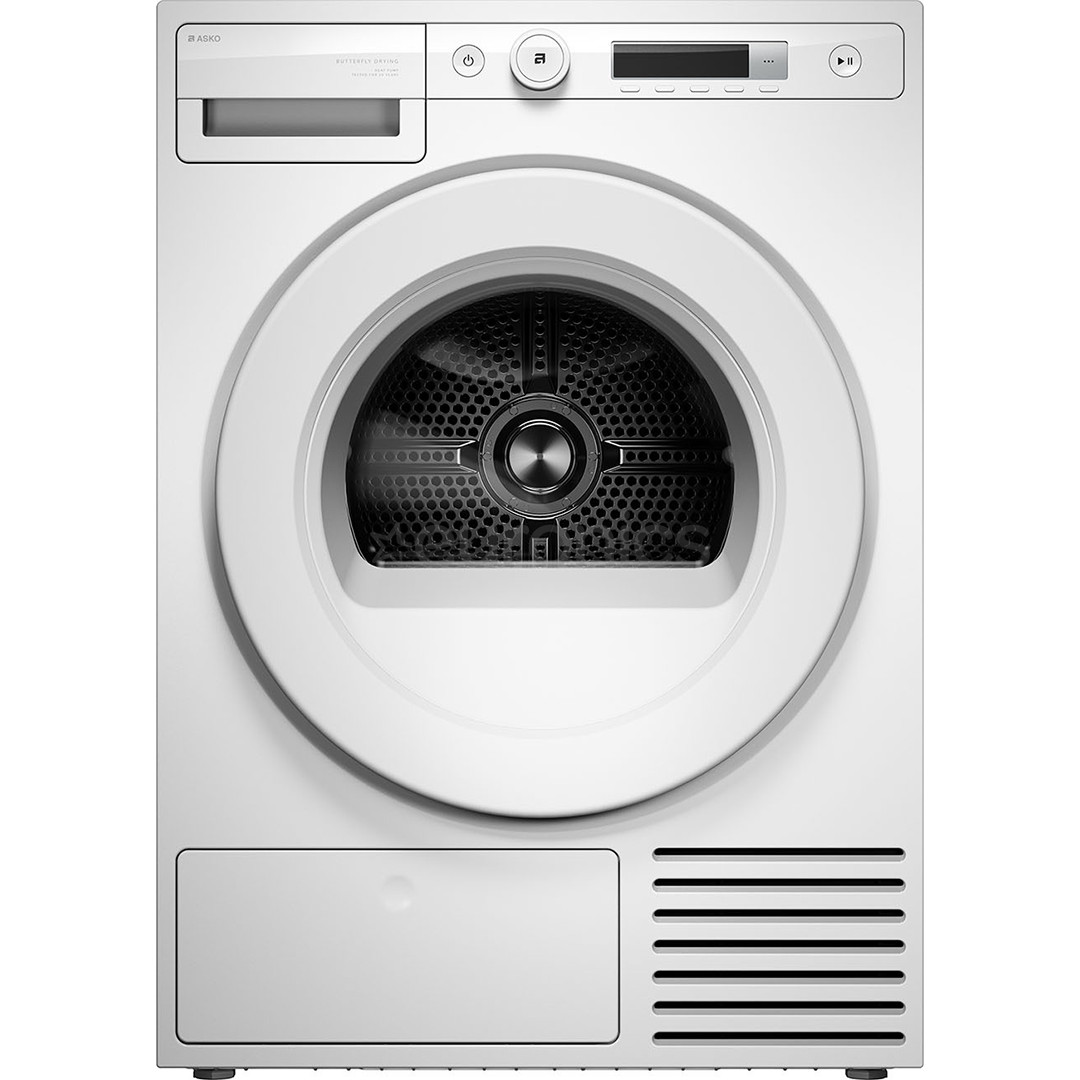 Asko, 8 kg, depth 63 cm - Clothes dryer