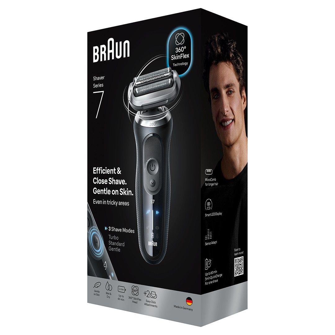 Braun, Series 7, Wet & Dry, black - Shaver