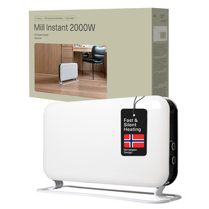 Mill Instant, 2000 W, valge - Elektriradiaator