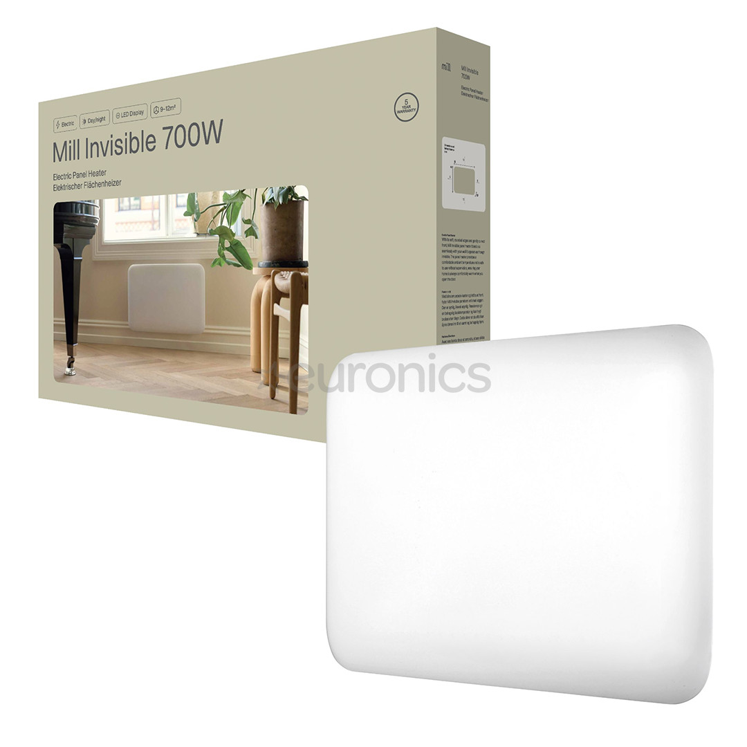 Mill Invisible, 700 W, valge - Paneelkütteseade