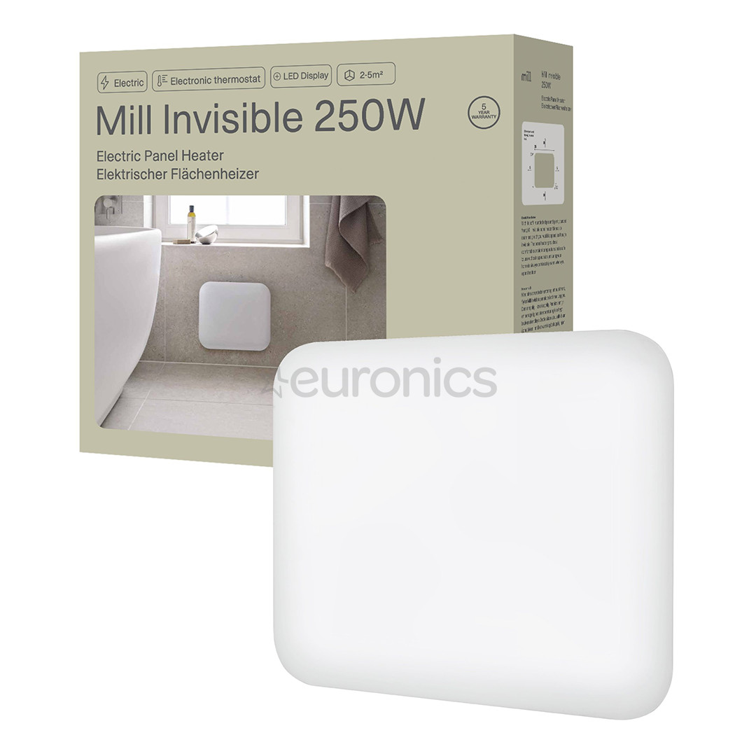 Mill Invisible, 250 Вт, белый - Панельный обогреватель