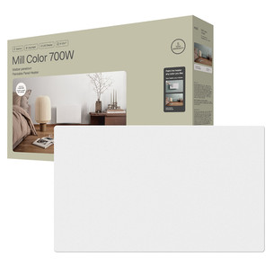 Mill Color, 700 Вт, белый – Окрашиваемый панельный обогреватель COLOR700DN