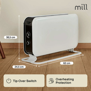 Mill Instant Max Mec, 2200 Вт, белый – Конвектор