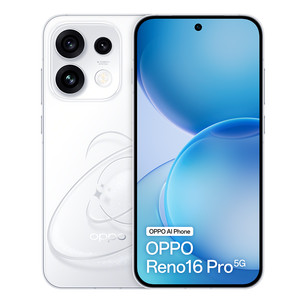 OPPO Reno16 Pro, valge - Nutitelefon