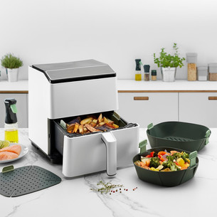 Lekue, L, grey - Air fryer basket