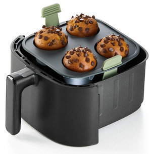 Lekue, grey - Air fryer muffins mould