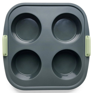 Lekue, grey - Air fryer muffins mould